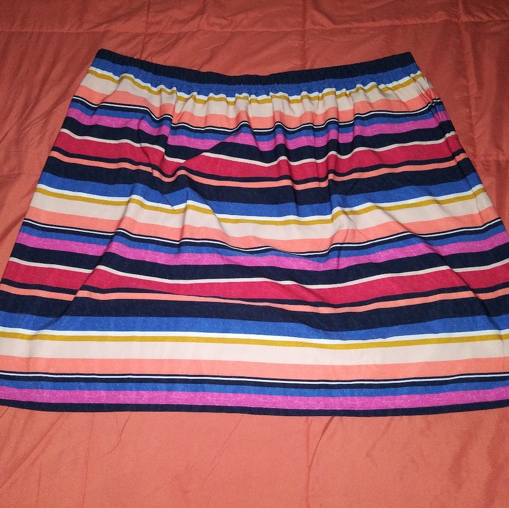 EUC Ava and Viv stripe skirt